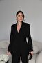 Corset Waist-Fitted Jacket and Palazzo Pants Premium 3-Piece Set - 4