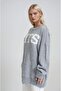 Oversize Comfortable Fit Knit Sweater with Lettering 1418 - 5