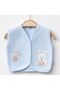 Sweet Hugs Rabbit Embroidered Unisex Baby Vest – 3-6-912 Months-0-3 Months - Pink - 3