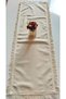 Cendere Fringed 100% Cotton Natural Linen Fabric Runner with Vintage Jute Accessories 50X110 cm - 8