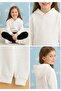 100% Cotton Girls' Hooded Sweatshirt and Black Sweatpants - Comfortable Two-Piece Set - 2
