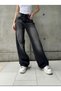 New Season Retro Baggy Women's Jeans – Oversized Cut, Wide-Leg Trend Model - 4