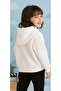 100% Cotton Girls' Hooded Sweatshirt and Black Sweatpants - Comfortable Two-Piece Set - 7
