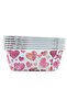 Rectangular Paper Trays Decorated with Hearts - 2
