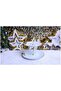 3 Piece Metal Legged Porcelain Presentation Bowl Cookie Bowl Sugar Bowl - 4
