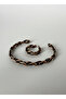Copper Bracelet and Copper Ring with Antique Chain Detail Model - 3