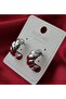 Xuping Earrings Hypoallergenic Non-Tarnish in Silver Color-2Cm - 2