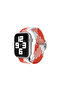 Mey Import ®   Watch 42mm Strap - White-Red - 3