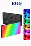 مصباح LED لكاميرات SLR الرقمية، مصباح فيديو RGB بـ 140 لونًا، مؤشر تجسيد اللون 95+، بطارية مدمجة قابلة لإعادة الشحن بسعة 3000 مللي أمبير - 2