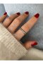 Limited Edition - Single Stone Minimal Bottom Adjustable Women's Ring - 3