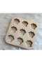 Paw Print Biscuit & Cookie Mold Pan Non-Stick Carbon Steel 9-Cavity Animal Shaped Muffin & Cake Bak - 2