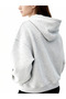 Unisex Gray Hooded Sweatshirt with Hopr Print - 2