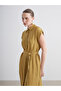 Textured Shirt Dress with Belt - 2