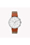 Unisex Tan Fabric Watch, White Dial | Tw2r62000