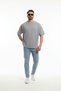Men's Oversize Modal Fabric Non-Fading Vibrant Color Silky Textured T-Shirt - 2