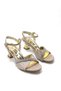 (Erbay) Women's Heeled Shoes with Stone Piping Detail Ros