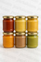 6-Piece 210ml Glass Baby Food Jar with Gold Lid – Strained Yogurt Container & Supplementary Food Storage Jar - 3