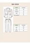 Zip Collar Long Knitwear Tunic & Wide Leg Pants Set 10318 - 8