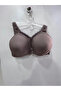 Women's Lace Detailed Front Underwire-Free Gathering Mink Bra