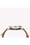 Men's Brass Watch, Black Dial, Brown Leather Strap | Tw2p97900 - 2