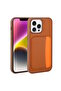 iPhone 15 Pro Max Case with Camera Protection, Card Holder, Wallet, Colorful Buttons, Leather Design, Silicone Cover