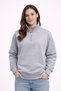 Women's Stand-Up Collar Zipper Sweatshirt