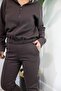 470 Md Paça Çitçit Detail, Elastic Waist, V-Kapüşonlu, Shardonlu Set - 5