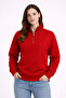 Women's Stand-Up Collar Zipper Sweatshirt