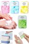 200 Sheets Perfumed Melting Mini Paper Soap Student Children School Disinfectant Hand Soap Camping Picnic