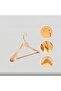 5-Piece Luxury Wooden Hanger Set with Silver American Hooks Thick Shoulder Coat Suit Shirt and Pants Hanger - 3