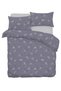 Goodnight 100% Cotton Double Duvet Cover Set - Fitted Sheet - 2