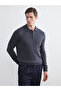 Timeless Clothing & Timeless Choices Plus Size Turn-Down Roba Collar Long Sleeve Men's Knitwear Sweater