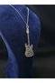 Electric Guitar Model Steel Necklace New Noise Written Rock Style Music Musician Theme Guitar Steel Necklace - 2