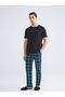 Quality Pieces from Çelebi Store Standardfit Checkered Embroidered Men's Pajama Bottom