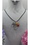 3-Color Chakra Stone Tree of Life Necklace – Wire Wrapped Necklace with Natural Stones-40Cm