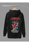Asking Alexandria the Rock Band Printed Cotton Long Sleeved 3-Yarn Hooded Rock Sweatshirt