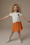Girl's Summer Set Cotton Short Sleeve Top and Bottom - 2
