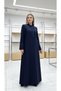 Special Design Embroidery Detailed High Collar Oversized Coat - 2