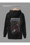 Asking Alexandria the Rock Band Printed Cotton Long Sleeved 3-Yarn Hooded Rock Sweatshirt