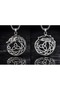 Men's Steel Dragon Necklace with Viking & Celtic Knot (Triquetra) Figure - 2