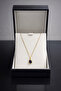 Elegant Necklace with Blue Stone Detail – Stylish Design with Thin Chain - 2