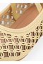 Girls Laser Cut Ballerina Shoes - 6