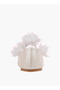 Girls Floral Applique Ballerina Shoes - 5