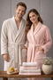Harmony 6 Piece Stone & Powder Family Bathrobe Set - 2