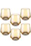 Selly Set of 6 Gold Water Glasses - 2