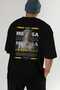 Medusa 3 Mythology Back Printed Black Oversize T-Shirt Men Women Cotton Crew Neck Tshirt - 7