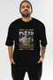 Plato 1 Mythology Front Printed Black Oversize T-Shirt Men Women Cotton Crew Neck Tshirt