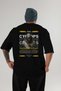 Cyclopes 1 Mythology Back Printed Black Oversize T-Shirt Men Women Cotton Crew Neck T-Shirt - 2
