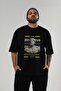Zeus 2 Mythology Front Printed Black Oversize T-Shirt Men Women Cotton Crew Neck Tshirt - 6