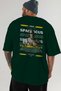Spartacus 2 Mythology Back Printed Green Oversize T-Shirt Men Women Cotton Crewneck Tshirt - 6